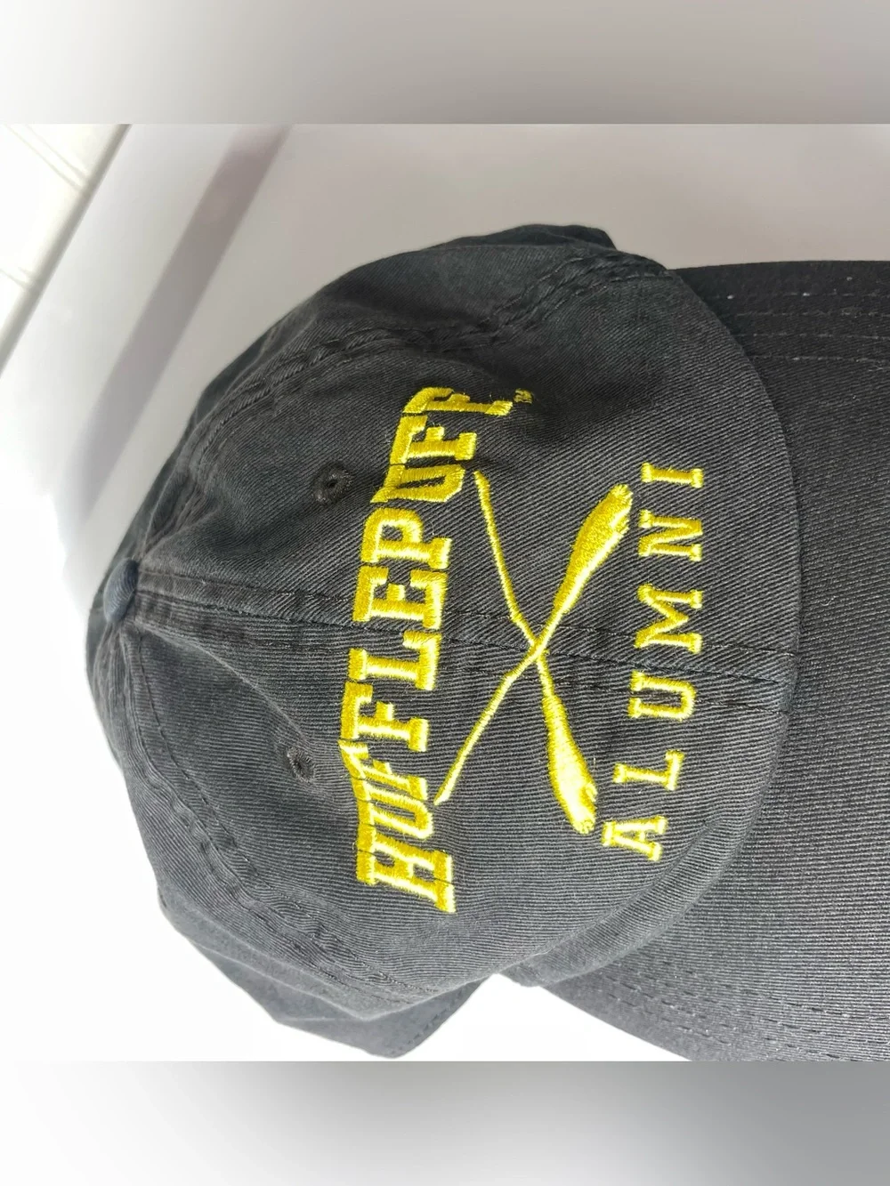Harry Potter Hufflepuff Alumni Black Yellow Hat